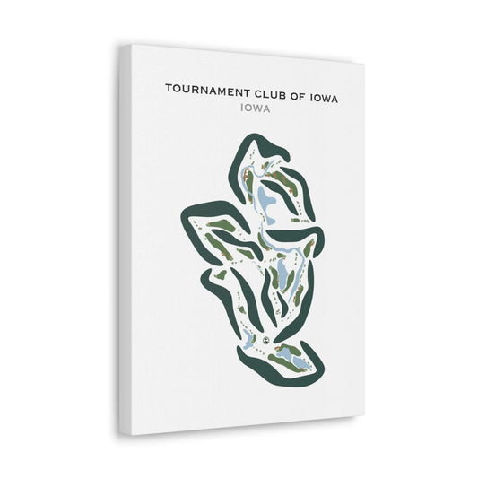 Tournament Club of Iowa, Iowa - Printed Golf Courses