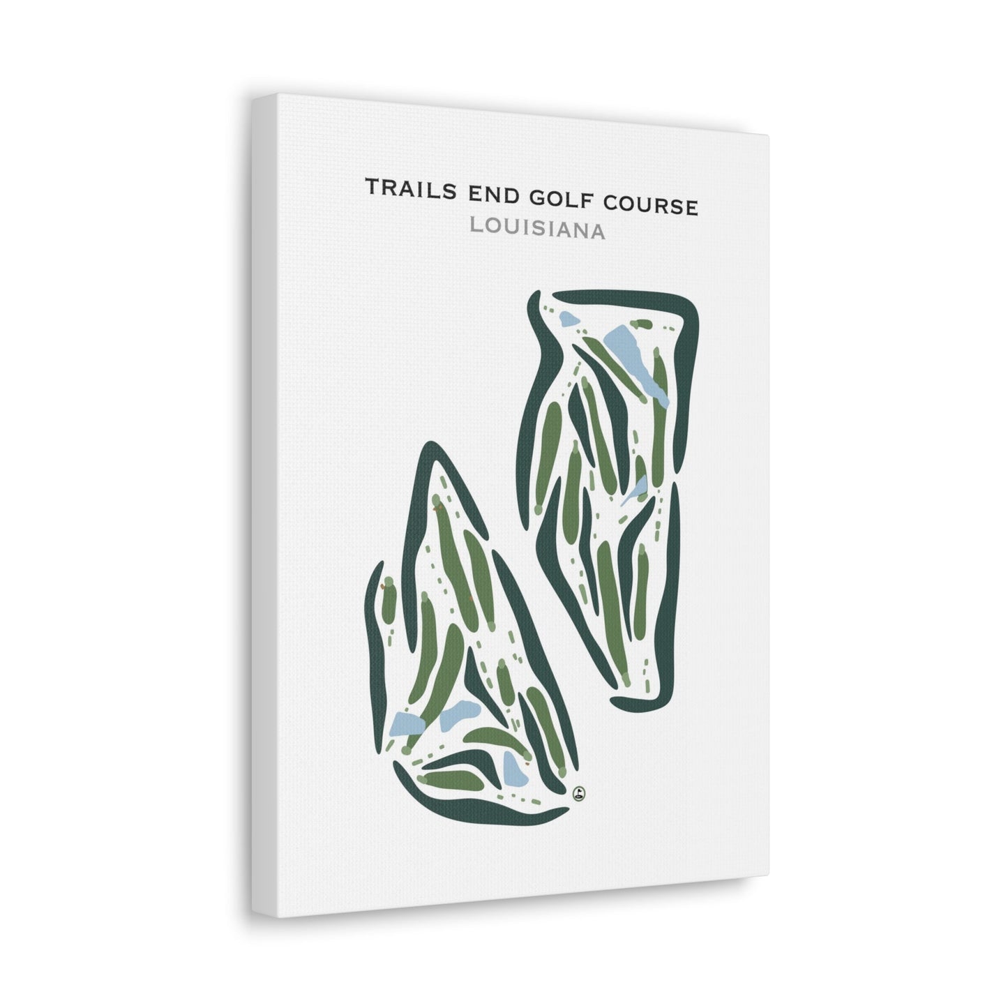Trails End Golf Course, Louisiana - Printed Golf Courses