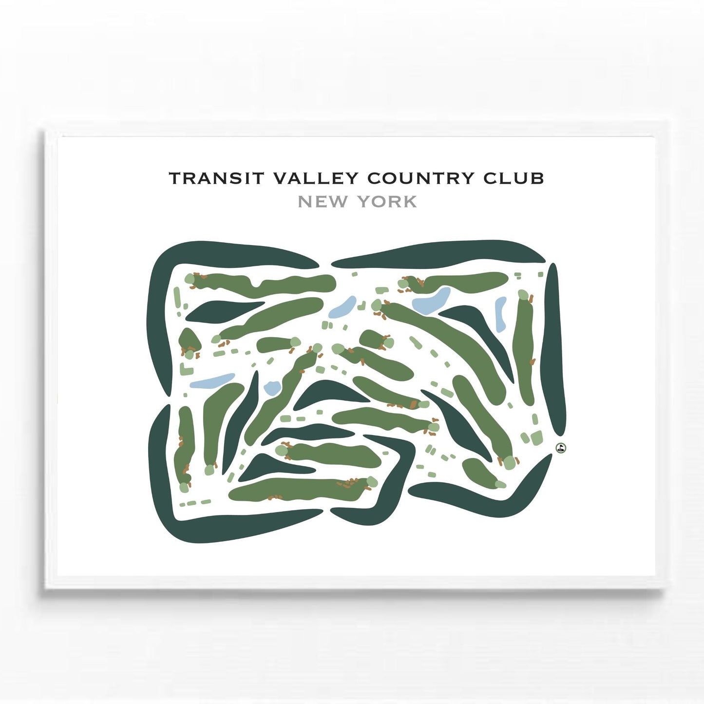 Transit Valley Country Club, New York - Printed Golf Courses