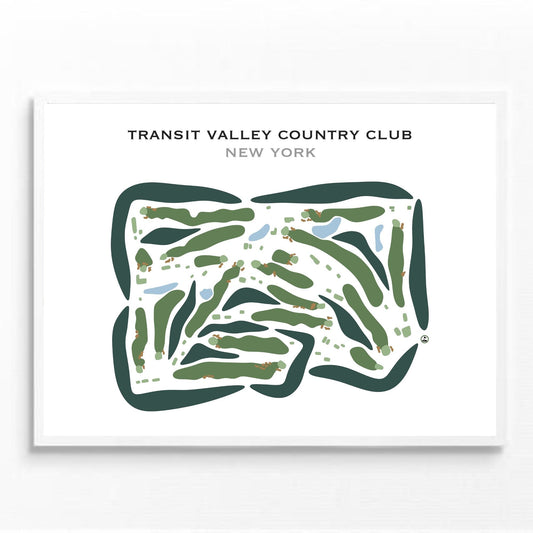 Transit Valley Country Club, New York - Printed Golf Courses