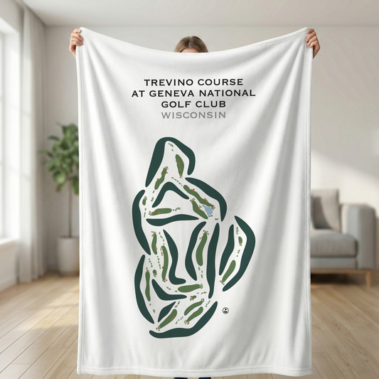Trevino Course at Geneva National Golf Club, Wisconsin - Printed Golf Courses