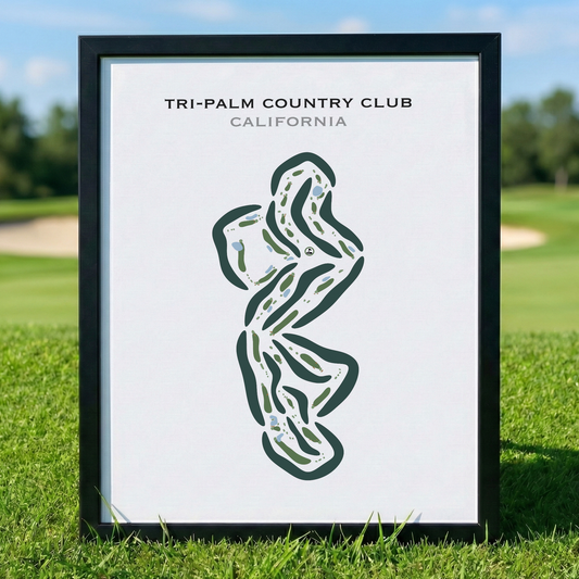 Tri-Palm Country Club, California - Printed Golf Courses
