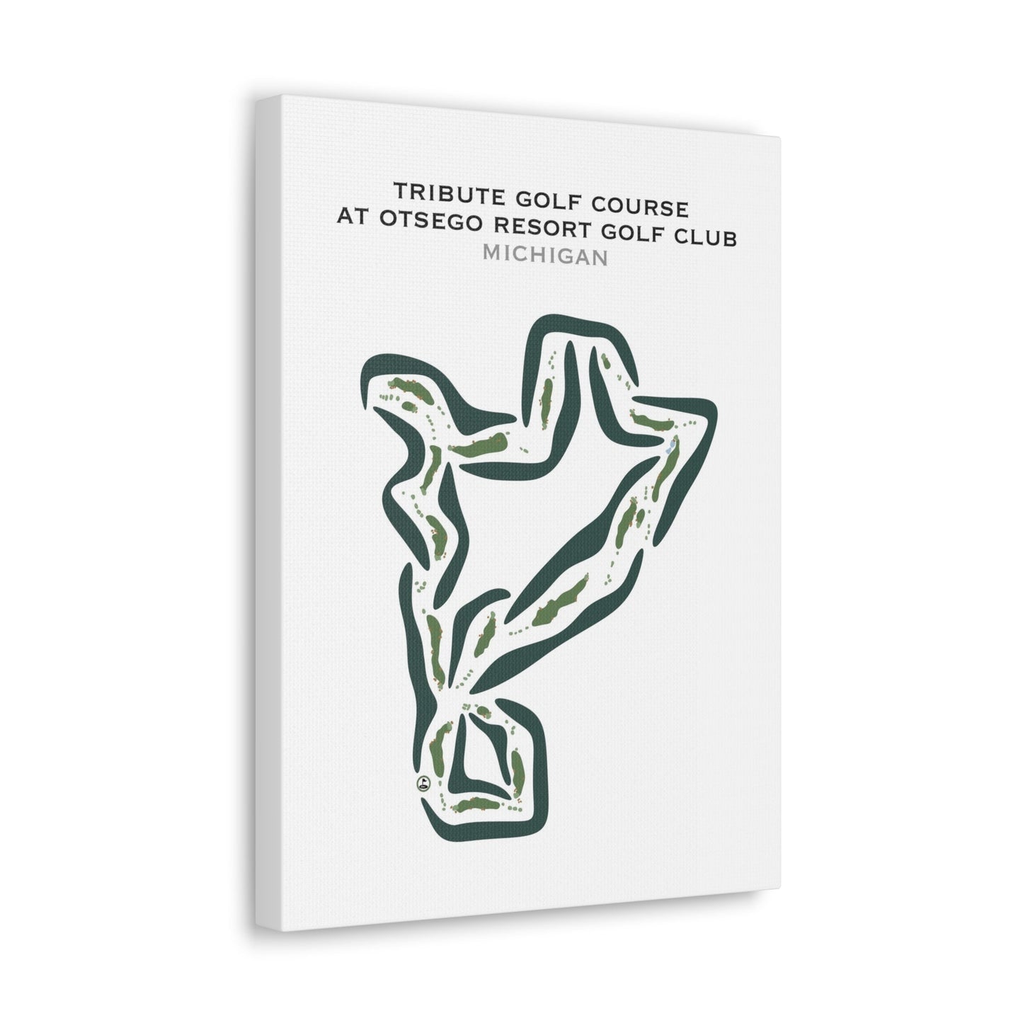 Tribute Golf Course at Otsego Golf Club, Michigan - Printed Golf Courses