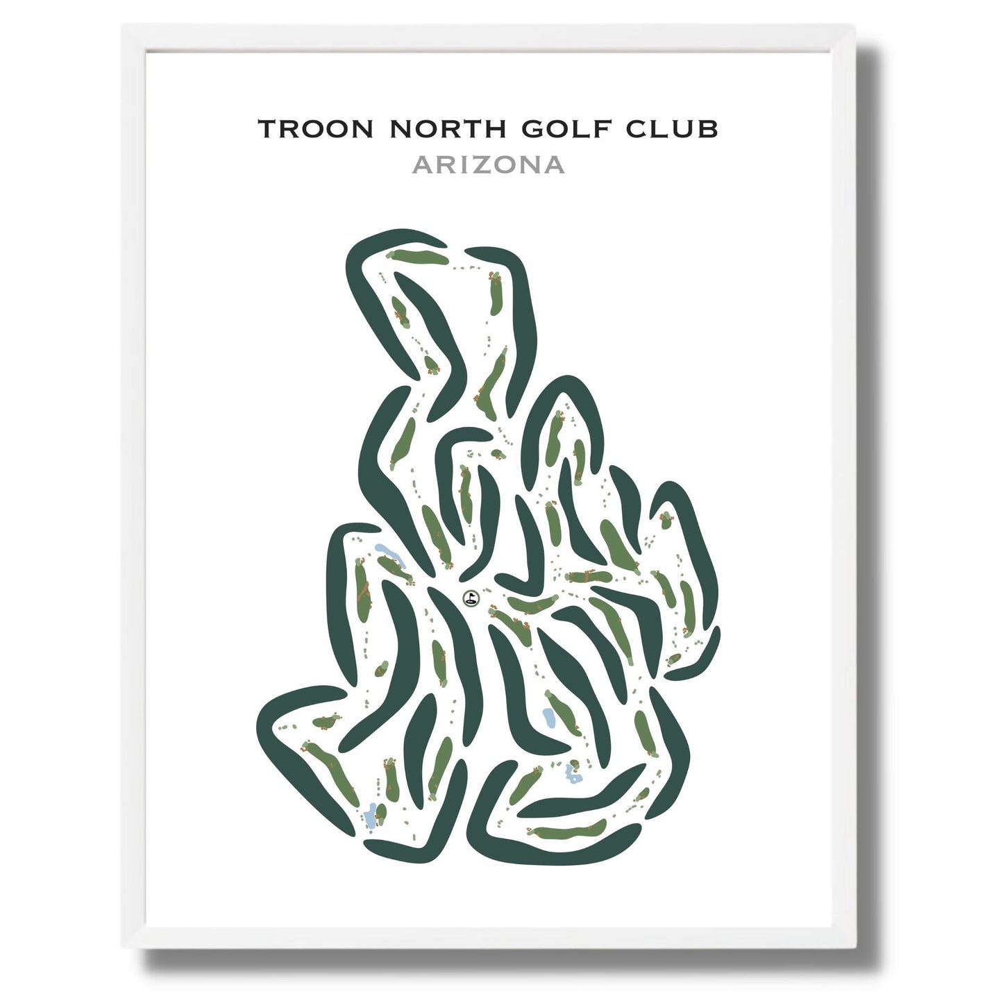 Troon North Golf Club, Arizona - Printed Golf Courses