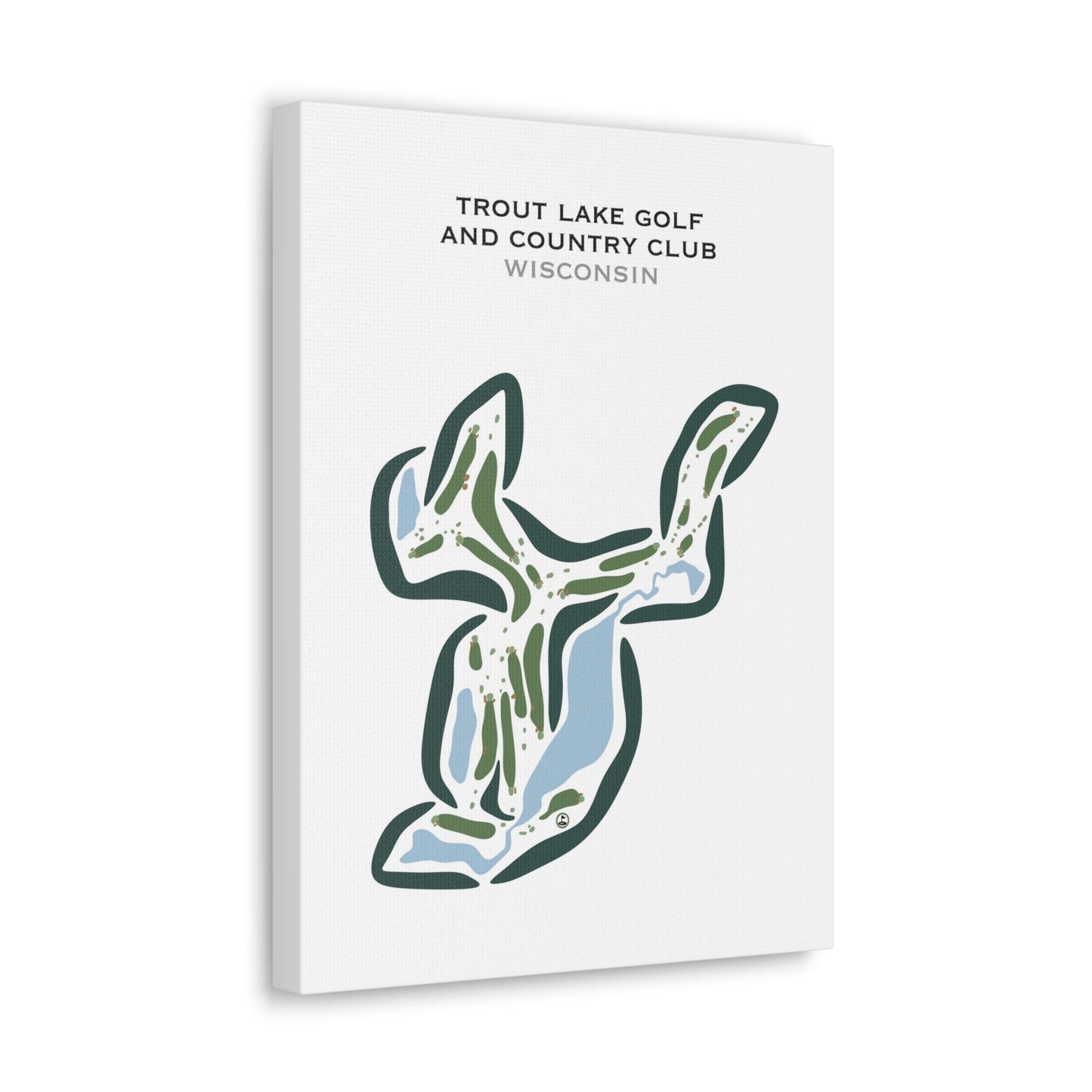 Trout Lake Golf & Country Club, Wisconsin - Printed Golf Courses