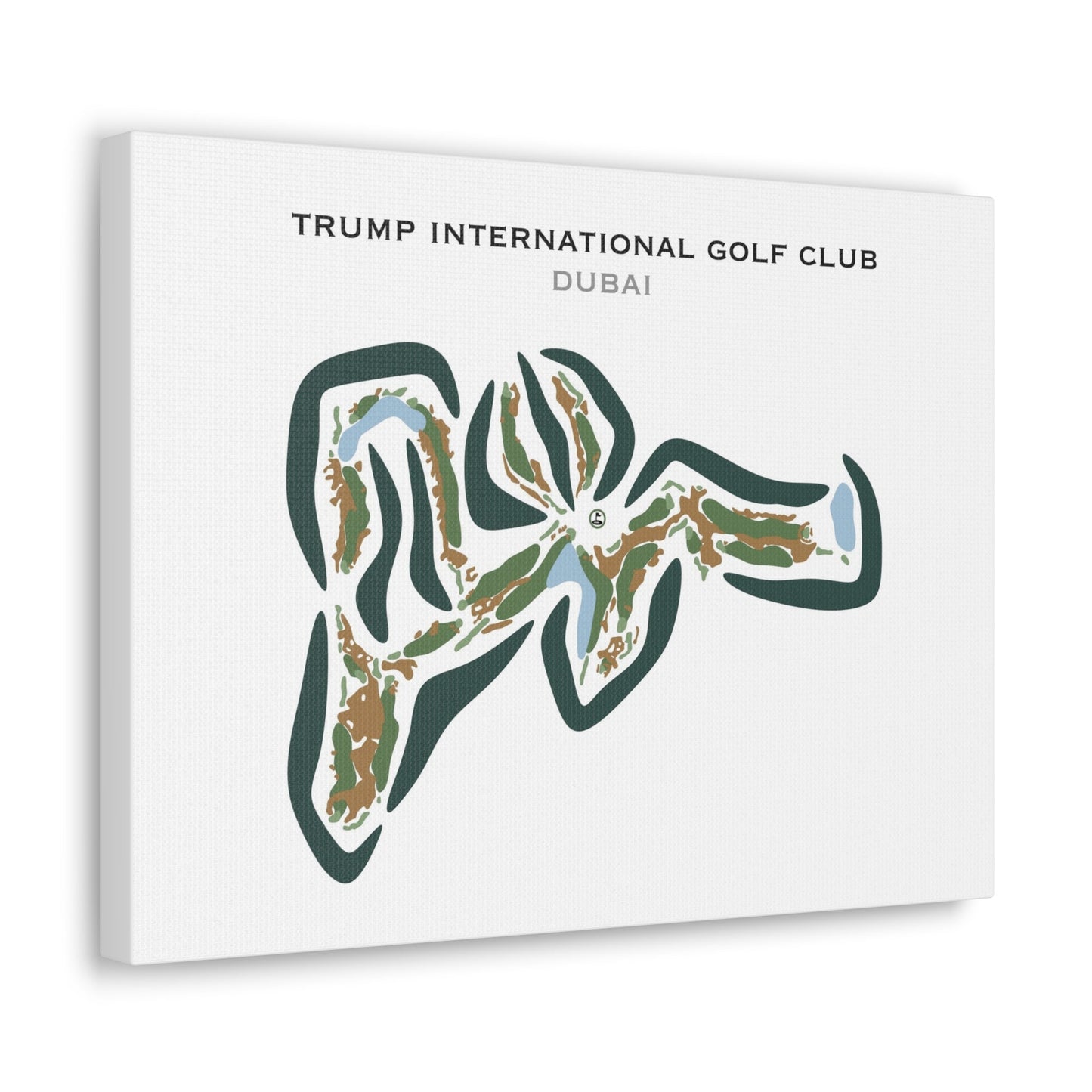 Trump International Golf Club, Dubai, United Arab Emirates - Printed Golf Courses
