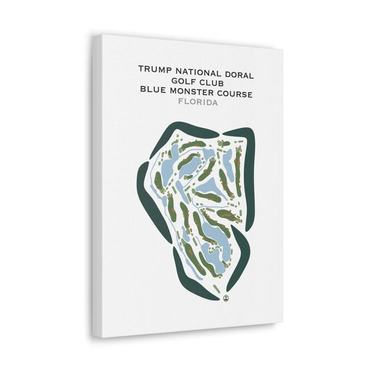 Trump National Doral Golf Club, Blue Monster Course, Florida - Printed Golf Courses
