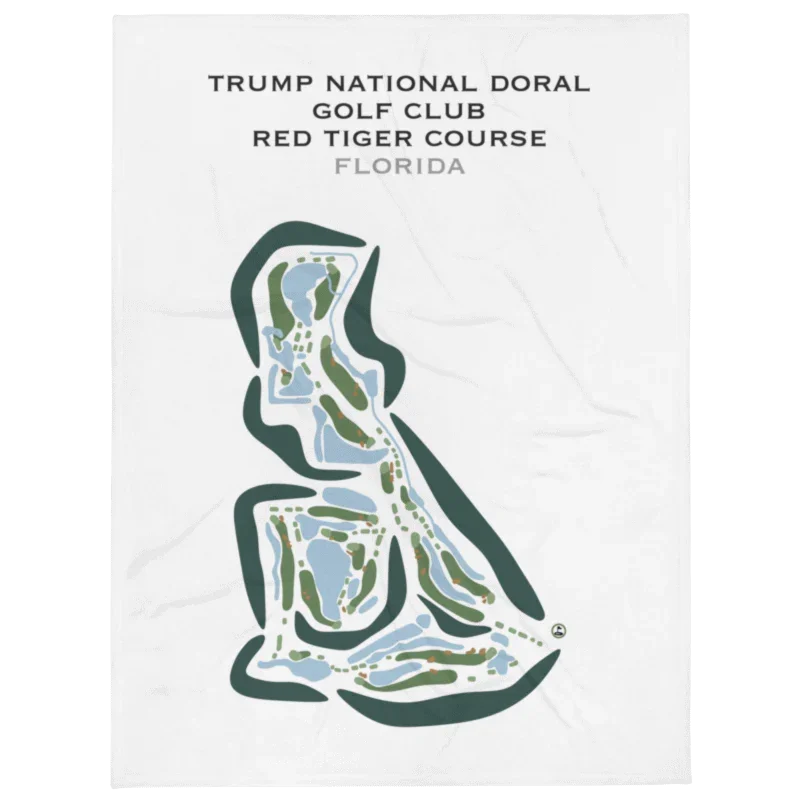 Trump National Doral Golf Club, Red Tiger Course, Florida - Printed Golf Courses