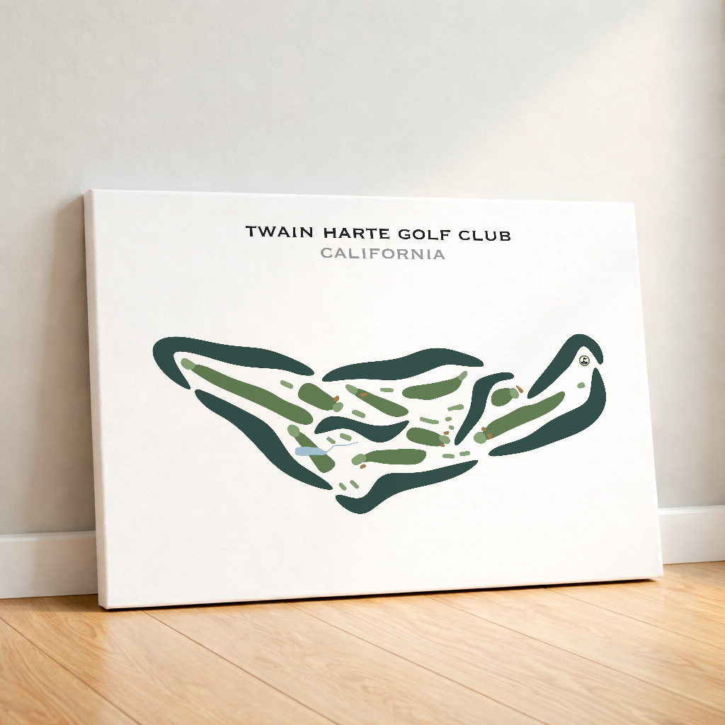 Twain Harte Golf Club, California - Printed Golf Courses