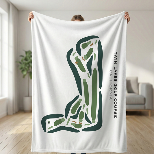 Twin Lakes Golf Course, California - Printed Golf Courses