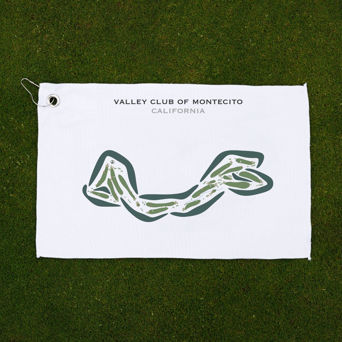 Valley Club of Montecito, California - Printed Golf Courses