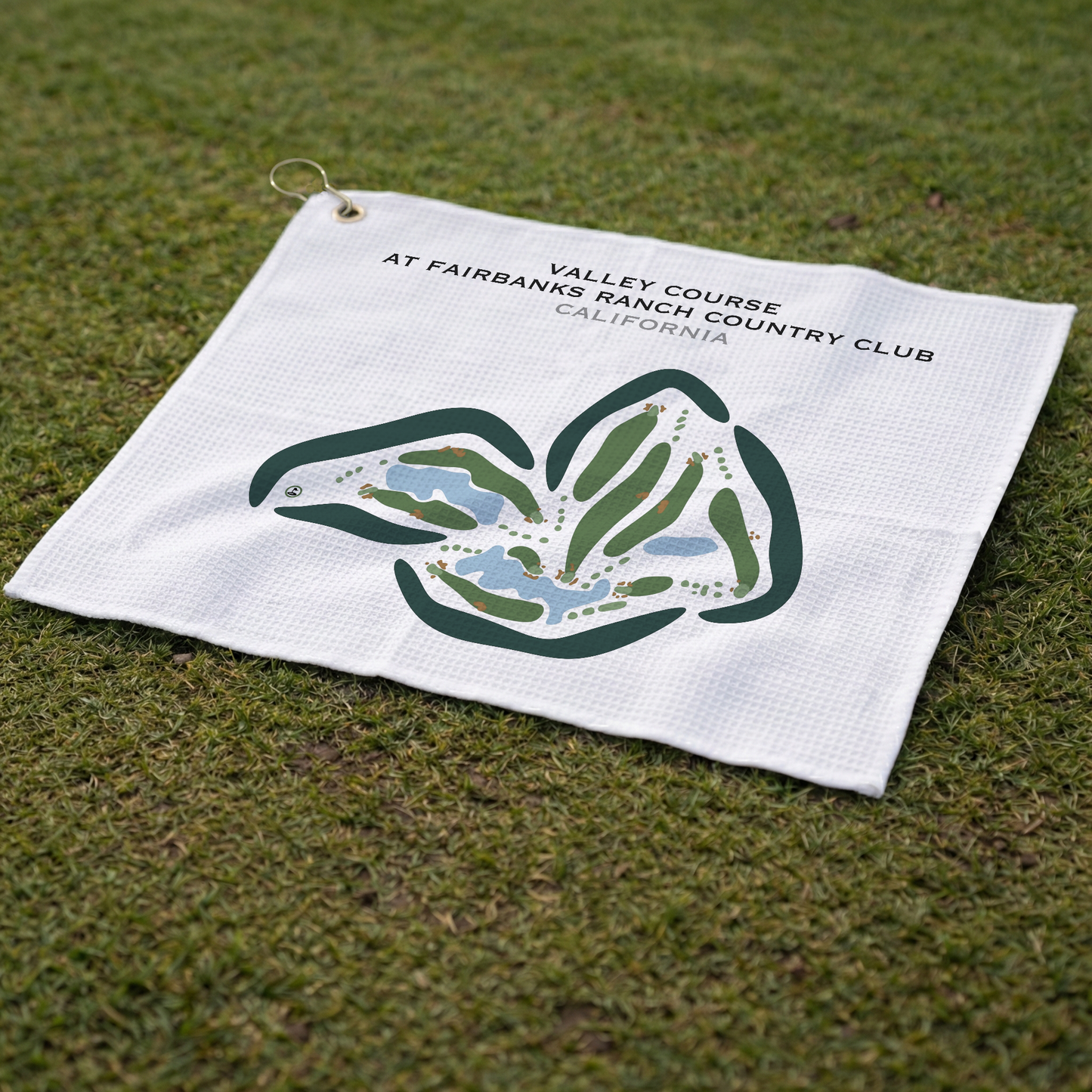 Valley Course at Fairbanks Ranch Country Club, California - Printed Golf Courses