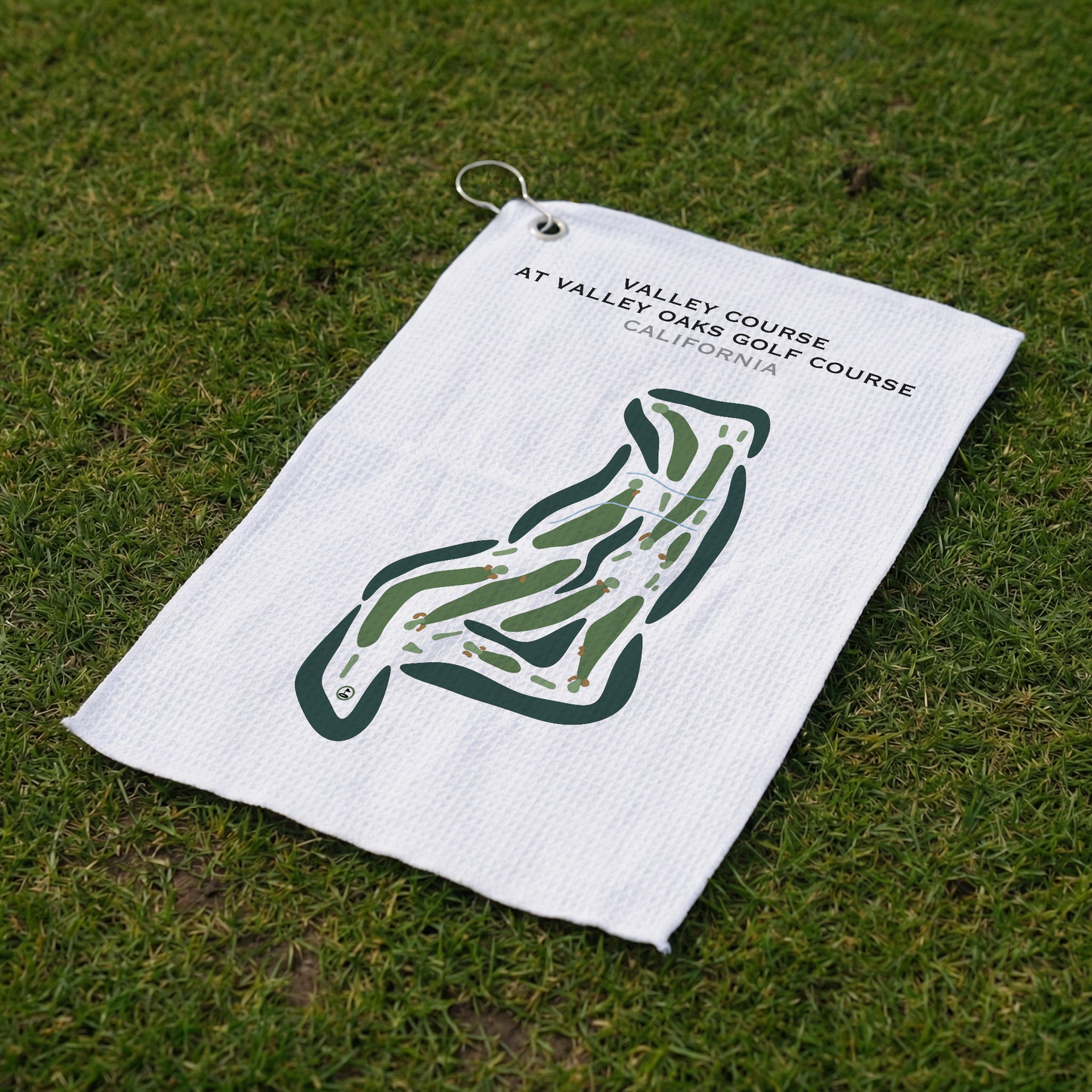 Valley Course at Valley Oaks Golf Course, California - Printed Golf Courses