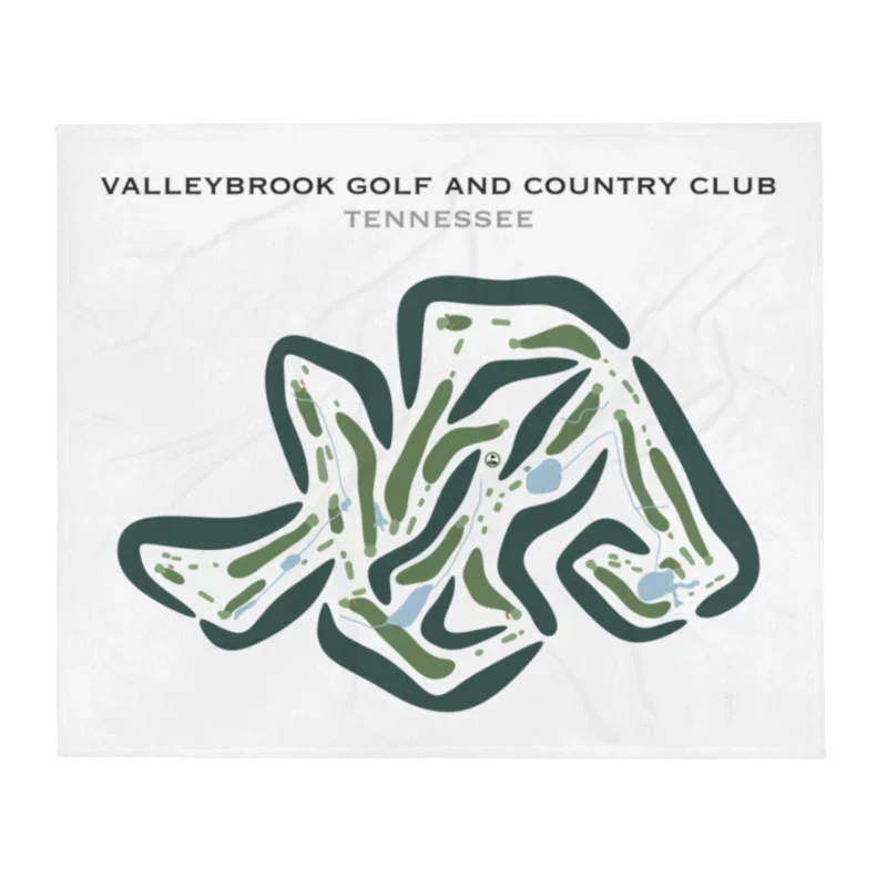 Valleybrook Golf and Country Club, Tennessee - Printed Golf Courses