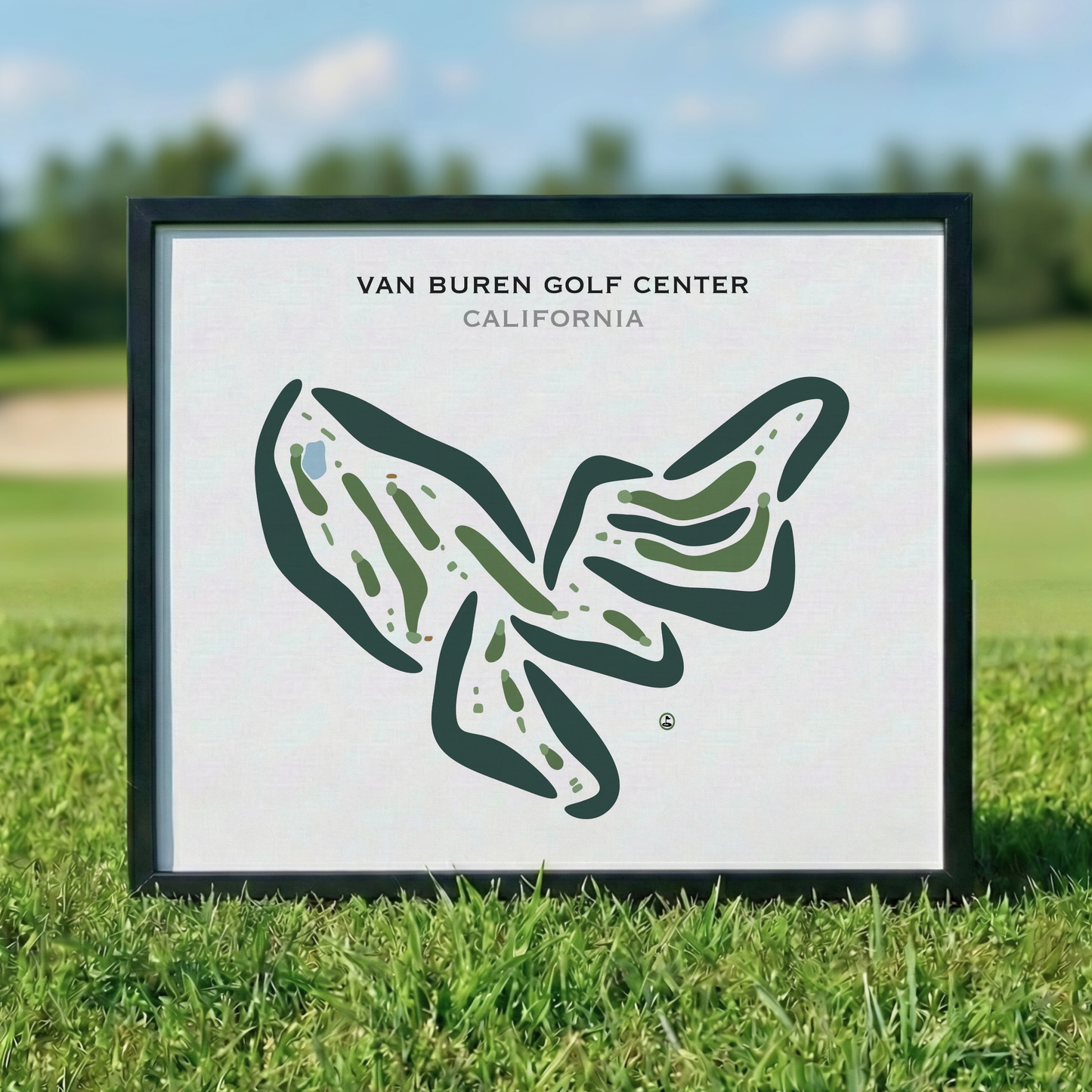Van Buren Golf Center, California - Printed Golf Courses
