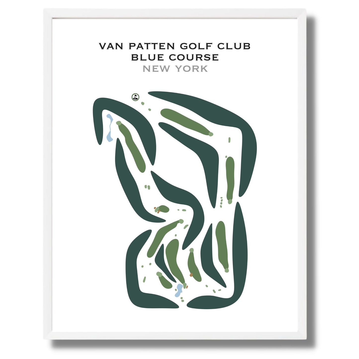 Van Patten Golf Club, Blue Course, New York - Printed Golf Courses