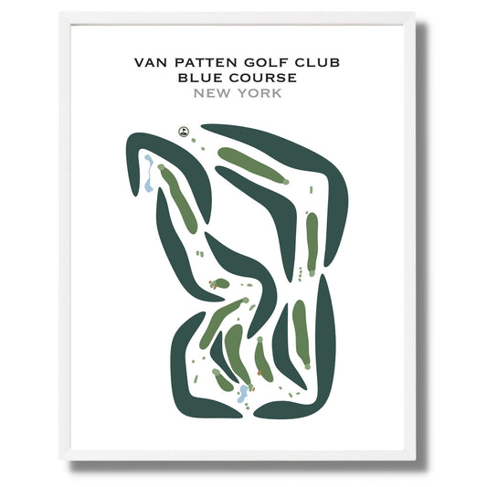 Van Patten Golf Club, Blue Course, New York - Printed Golf Courses