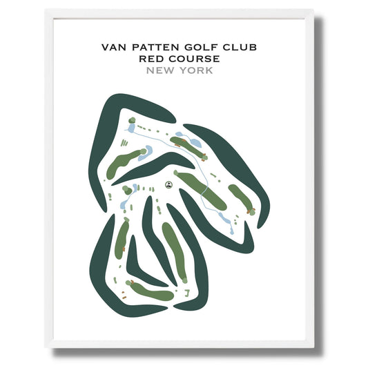 Van Patten Golf Club, Red Course, New York - Printed Golf Courses