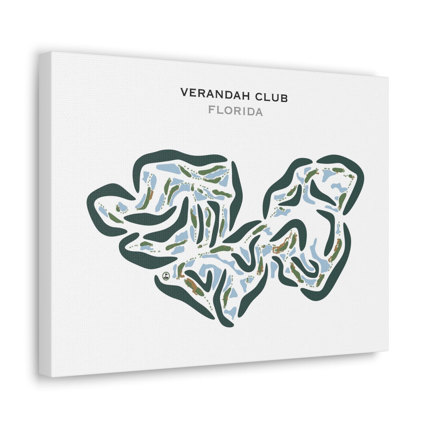 Verandah Club, Florida - Printed Golf Courses