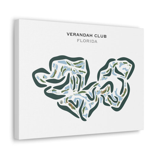 Verandah Club, Florida - Printed Golf Courses