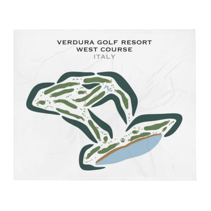 Verdura Golf Resort - West Course, Italy - Printed Golf Courses