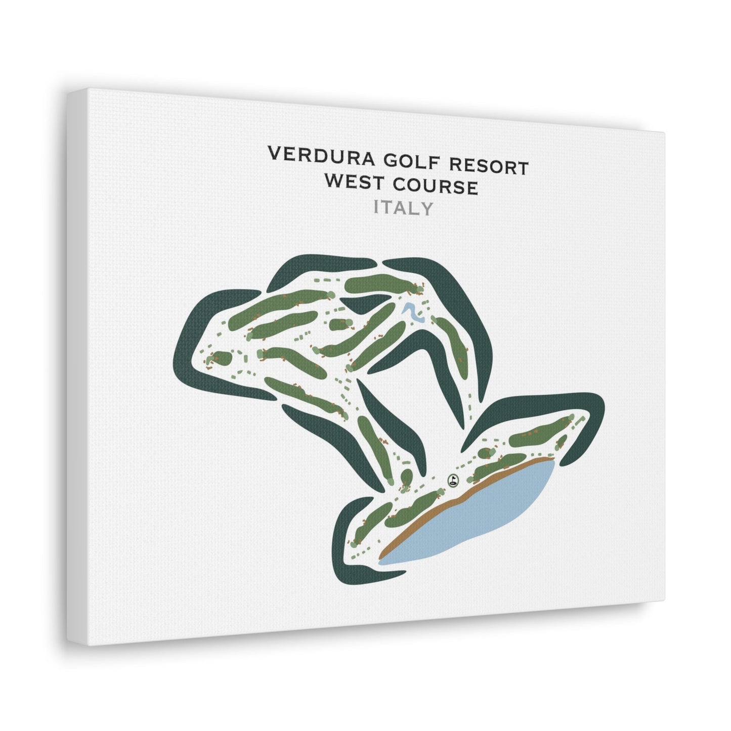 Verdura Golf Resort - West Course, Italy - Printed Golf Courses