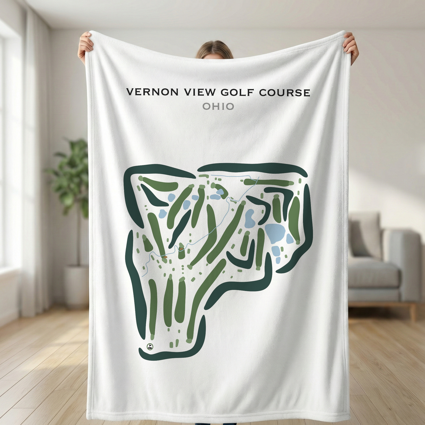 Vernon View Golf Course, Ohio - Printed Golf Courses