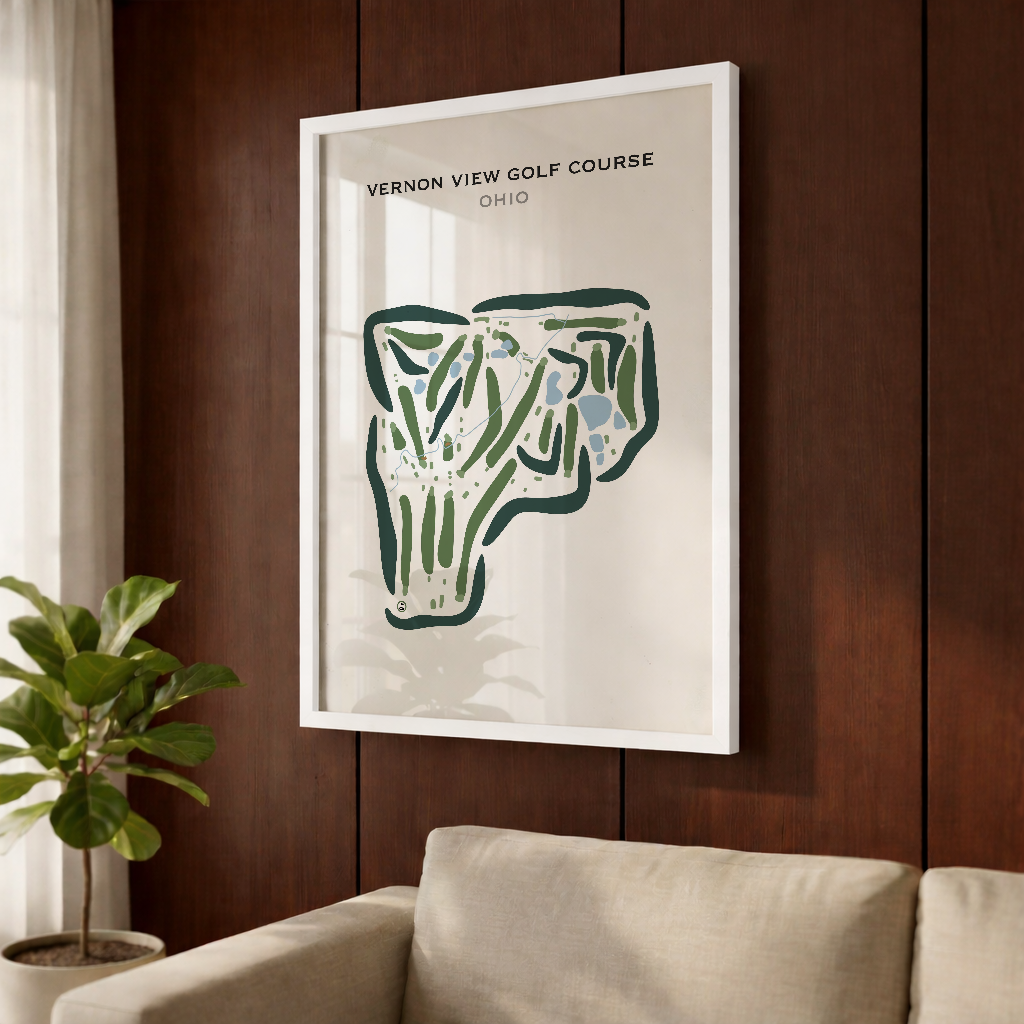 Vernon View Golf Course, Ohio - Printed Golf Courses