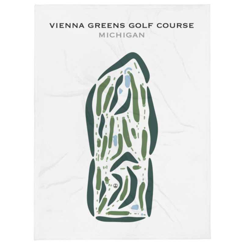 Vienna Greens Golf Course, Michigan - Printed Golf Courses