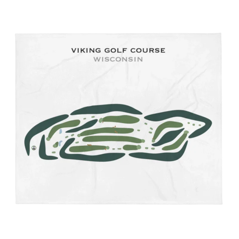 Viking Golf Course, Wisconsin - Printed Golf Courses