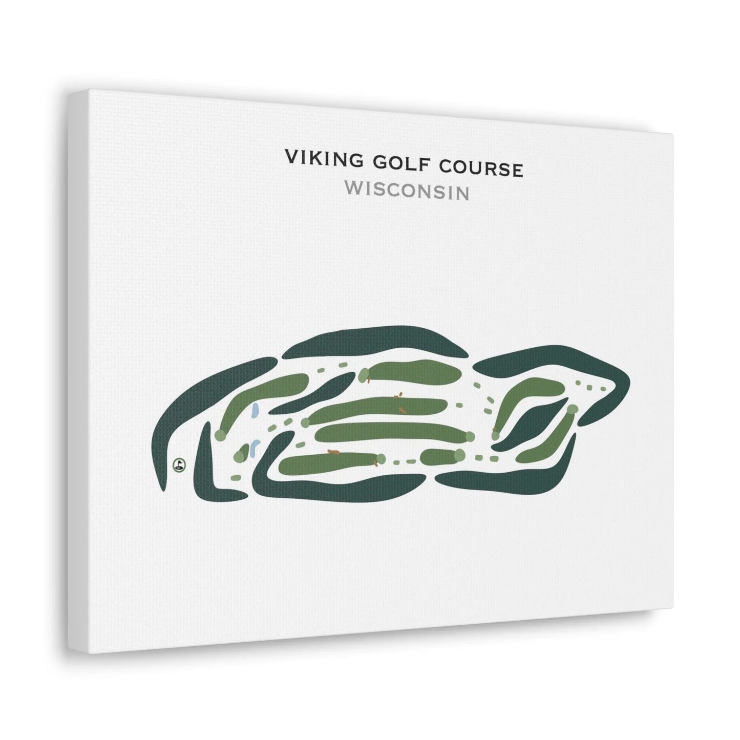 Viking Golf Course, Wisconsin - Printed Golf Courses