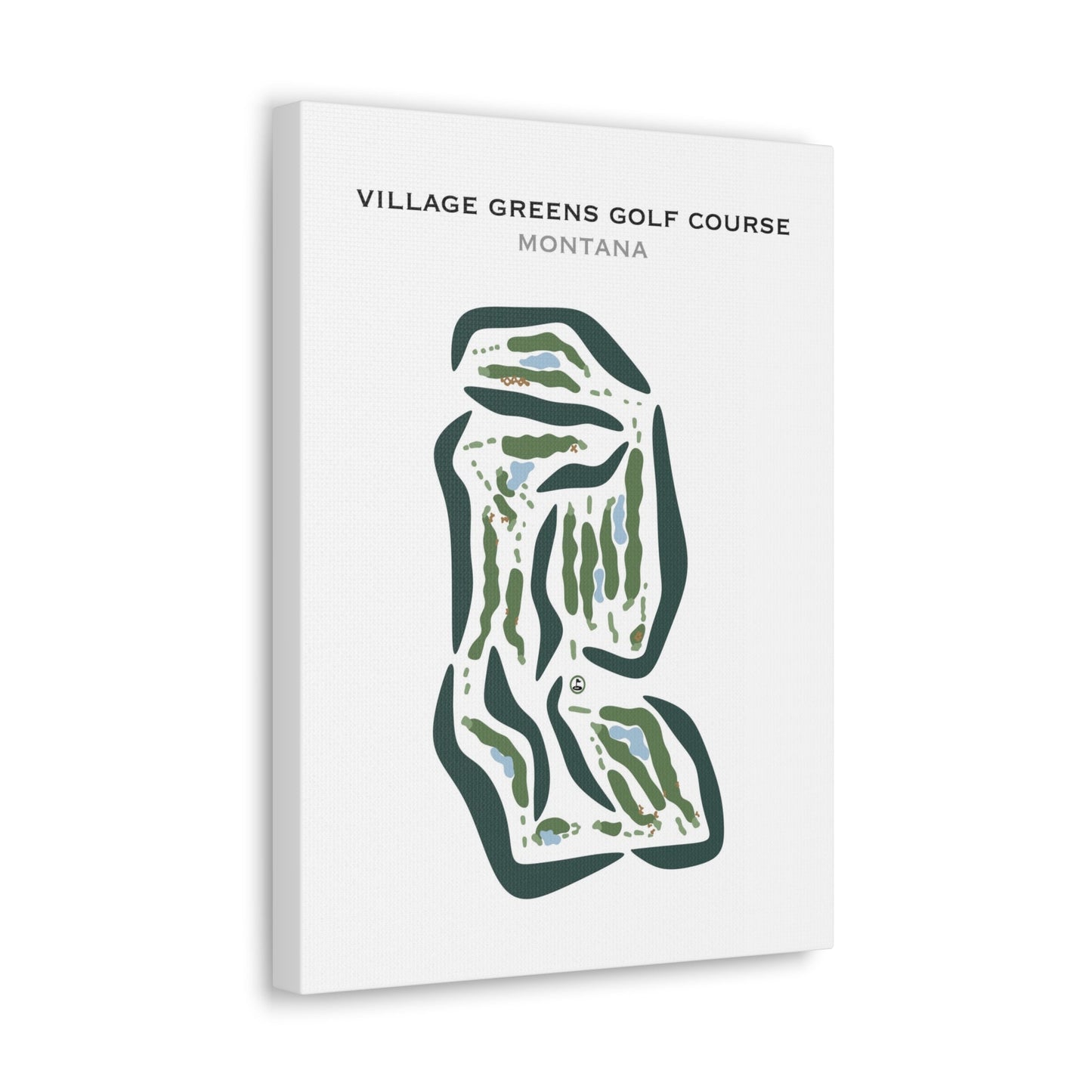Village Greens Golf Course, Montana - Printed Golf Courses