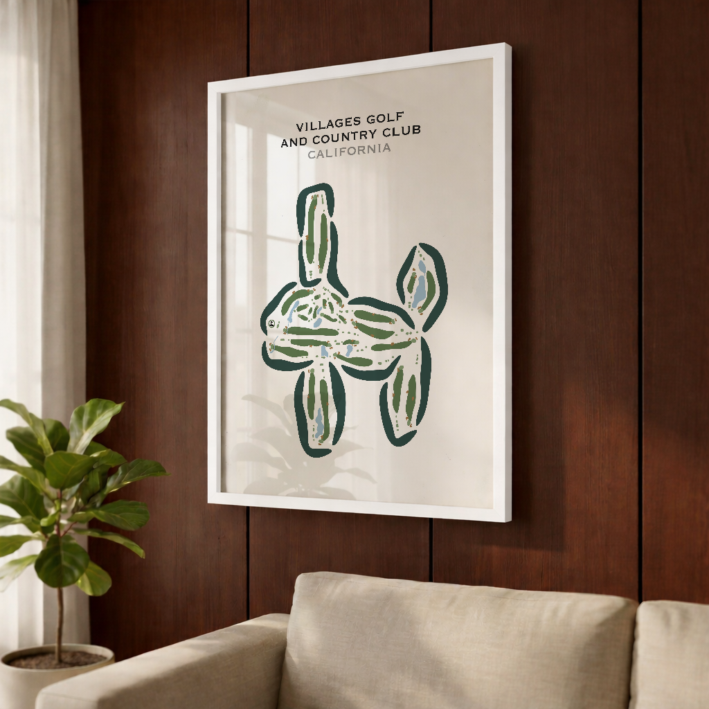 Villages Golf & Country Club, California - Printed Golf Courses