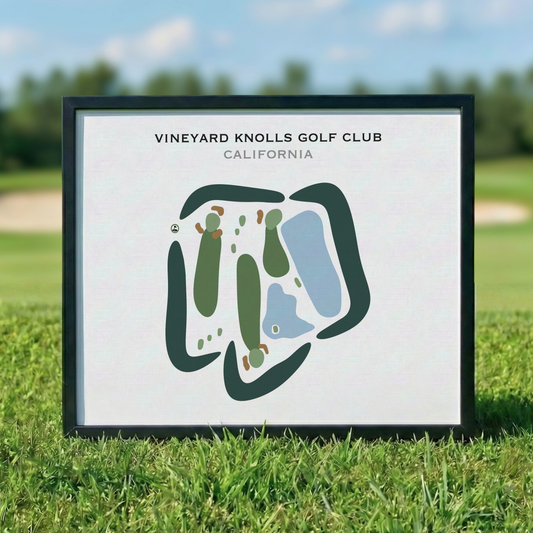 Vineyard Knolls Golf Club, California - Printed Golf Courses