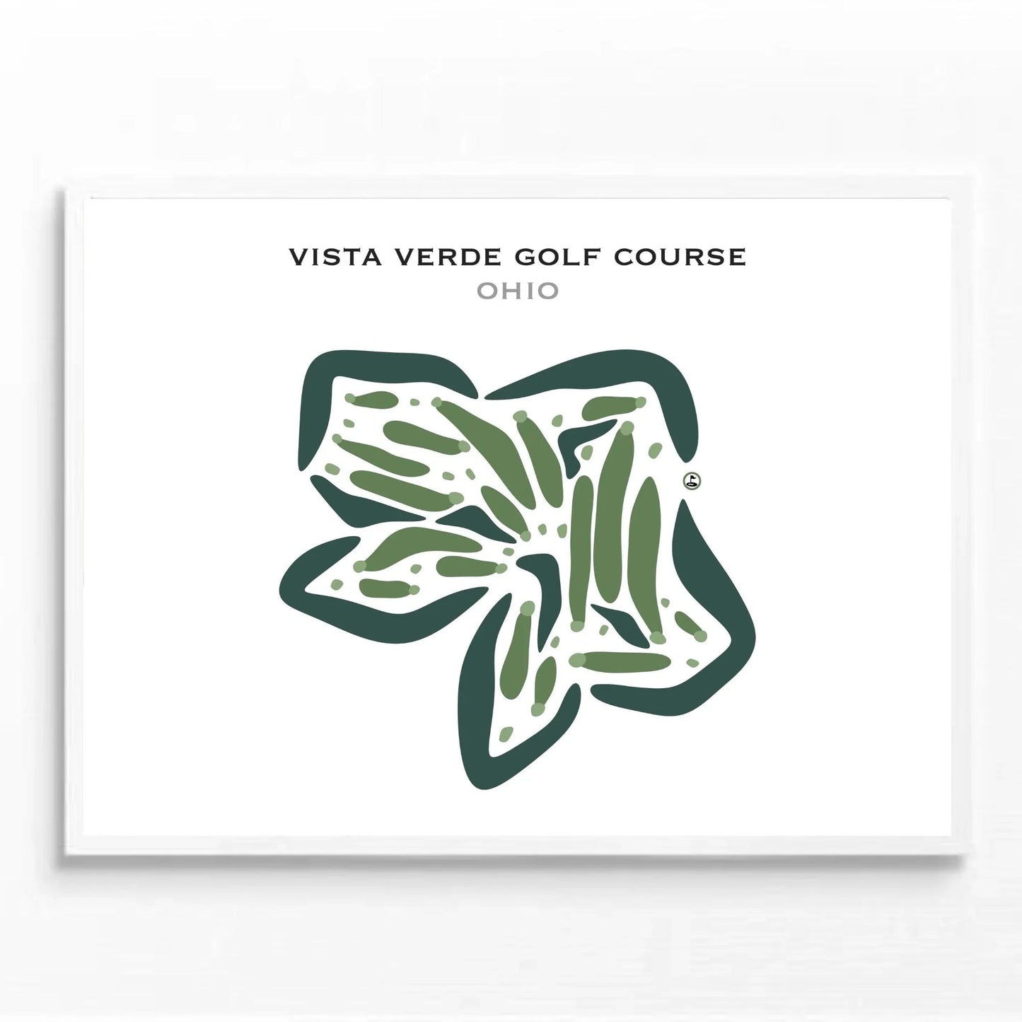 Vista Verde Golf Course, Ohio - Printed Golf Courses