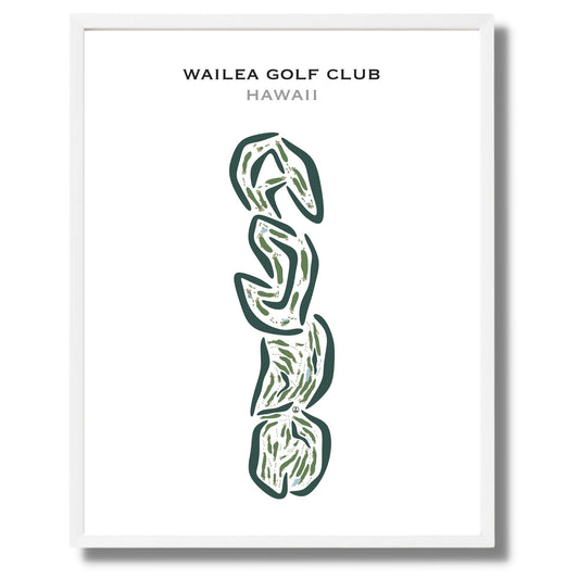Wailea Golf Club, Hawaii - Printed Golf Courses
