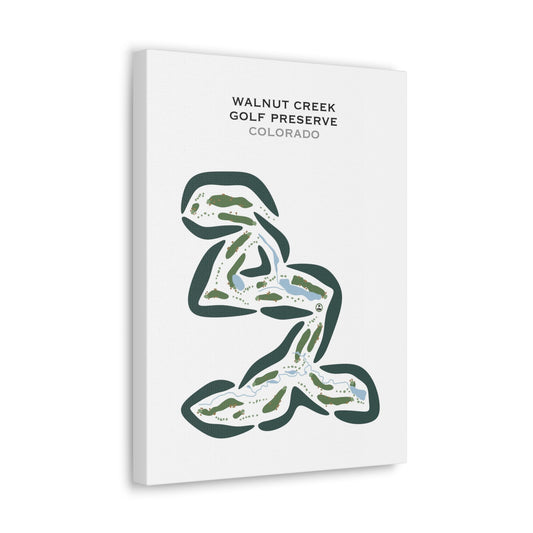 Walnut Creek Golf Preserve, Colorado - Printed Golf Courses
