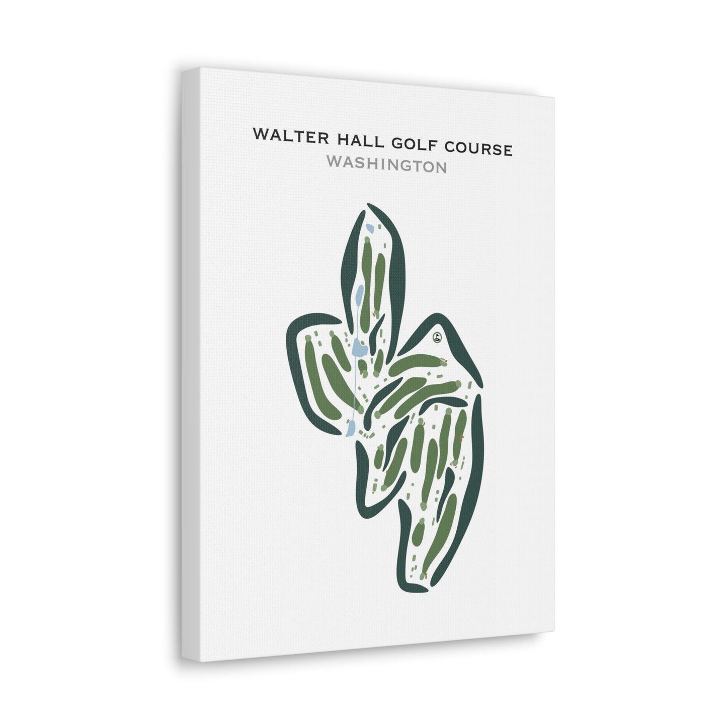 Walter Hall Golf Course, Washington - Printed Golf Courses