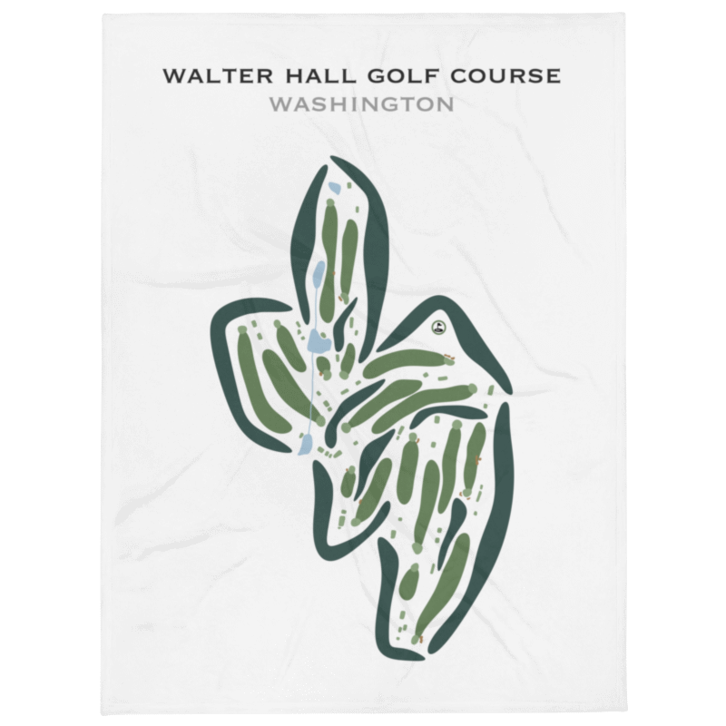 Walter Hall Golf Course, Washington - Printed Golf Courses