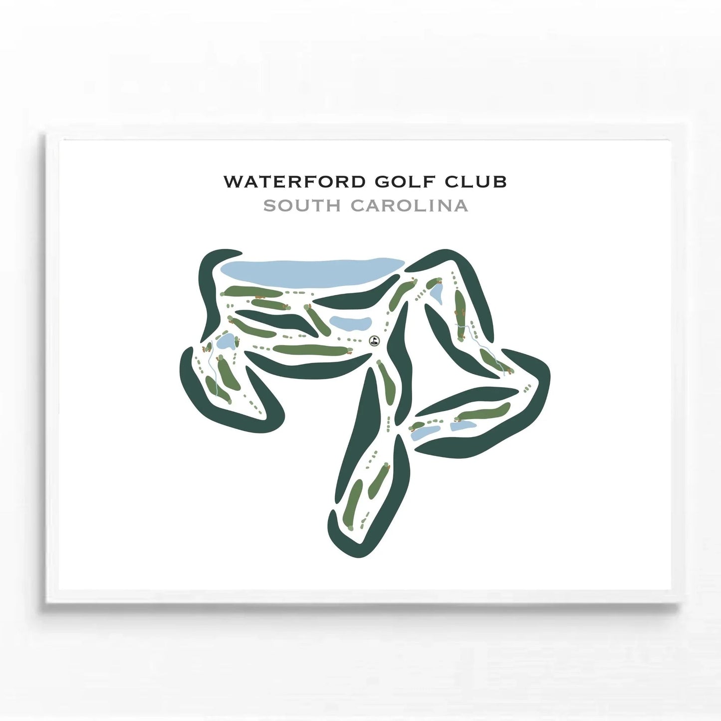 Waterford Golf Club, South Carolina - Printed Golf Courses