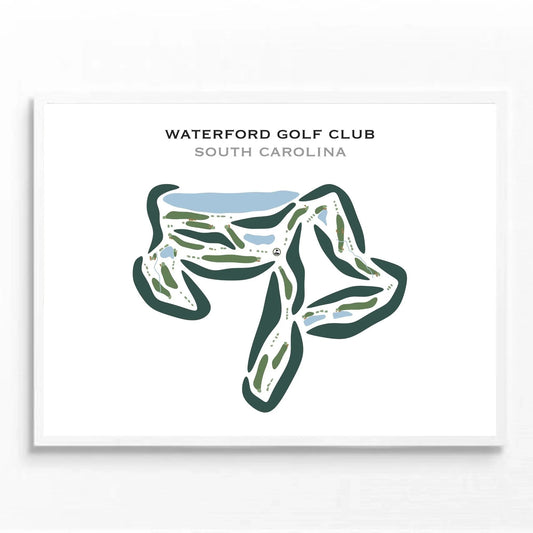 Waterford Golf Club, South Carolina - Printed Golf Courses