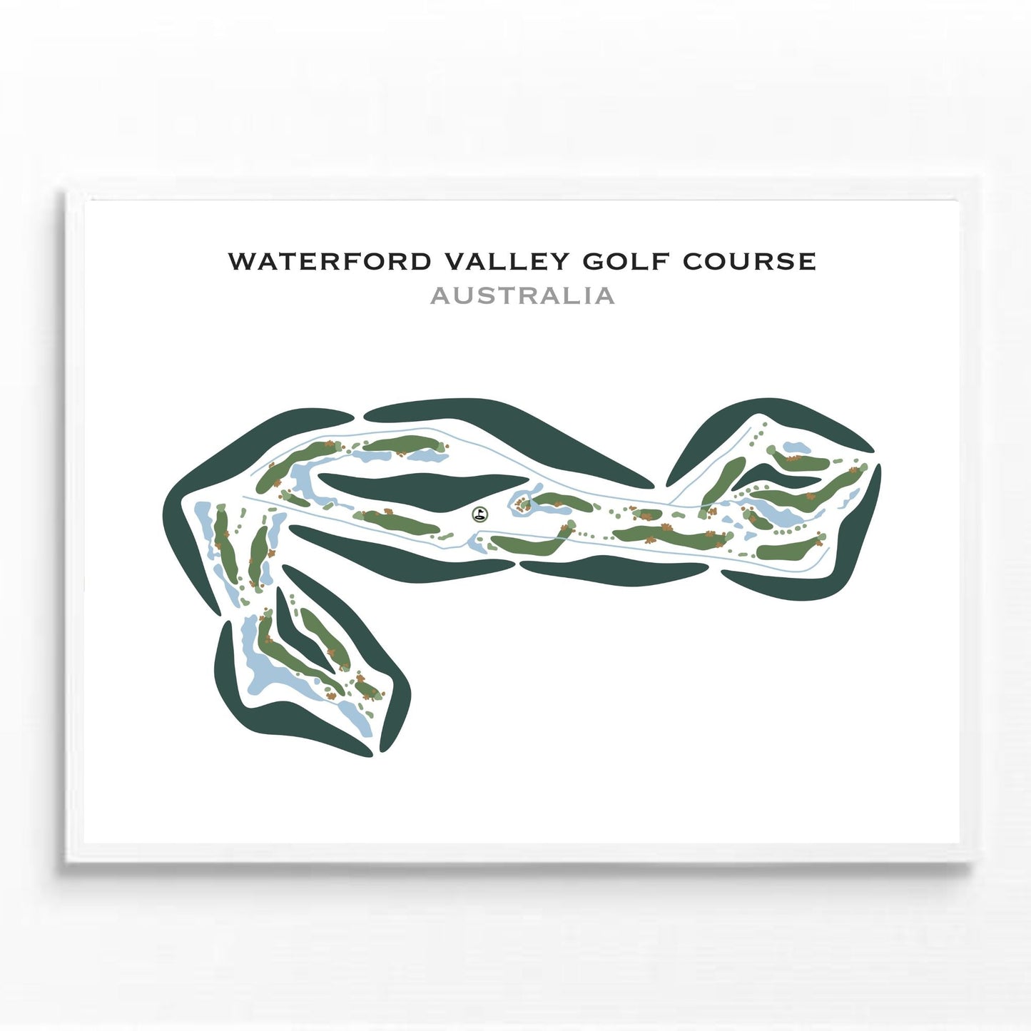 Waterford Valley Golf Course, Australia - Printed Golf Courses