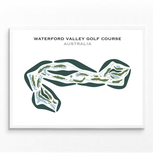 Waterford Valley Golf Course, Australia - Printed Golf Courses