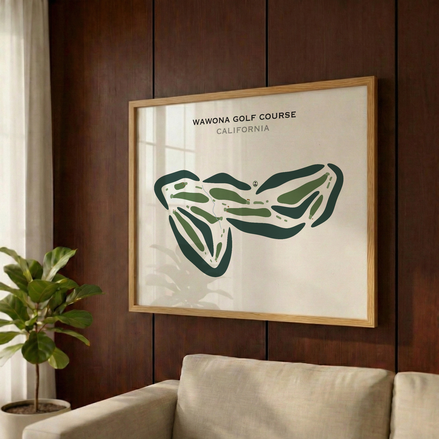 Wawona Golf Course, California - Printed Golf Courses