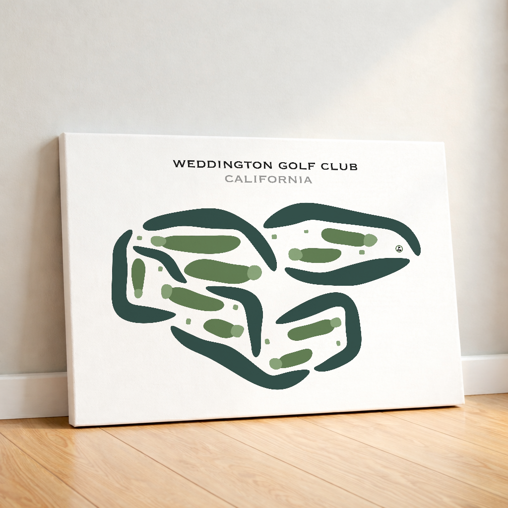Weddington Golf Club, California - Printed Golf Courses