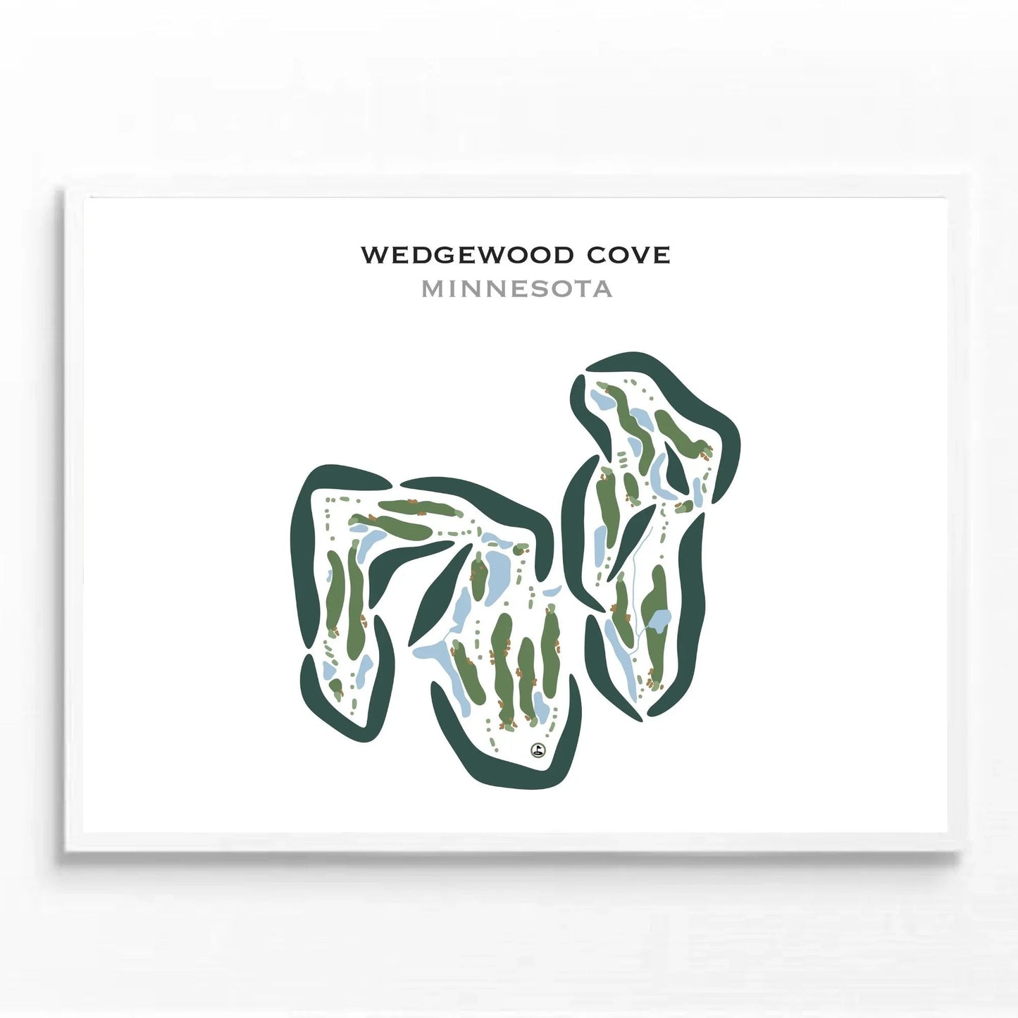 Wedgewood Cove Golf Club, Minnesota - Printed Golf Courses