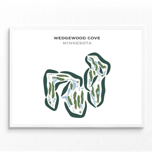 Wedgewood Cove Golf Club, Minnesota - Printed Golf Courses