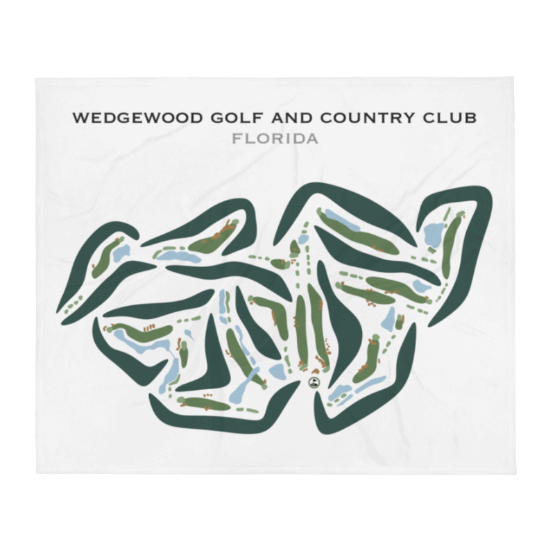 Wedgewood Golf & Country Club, Florida - Printed Golf Courses