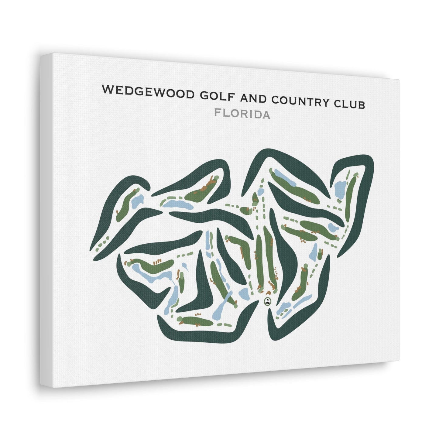 Wedgewood Golf & Country Club, Florida - Printed Golf Courses