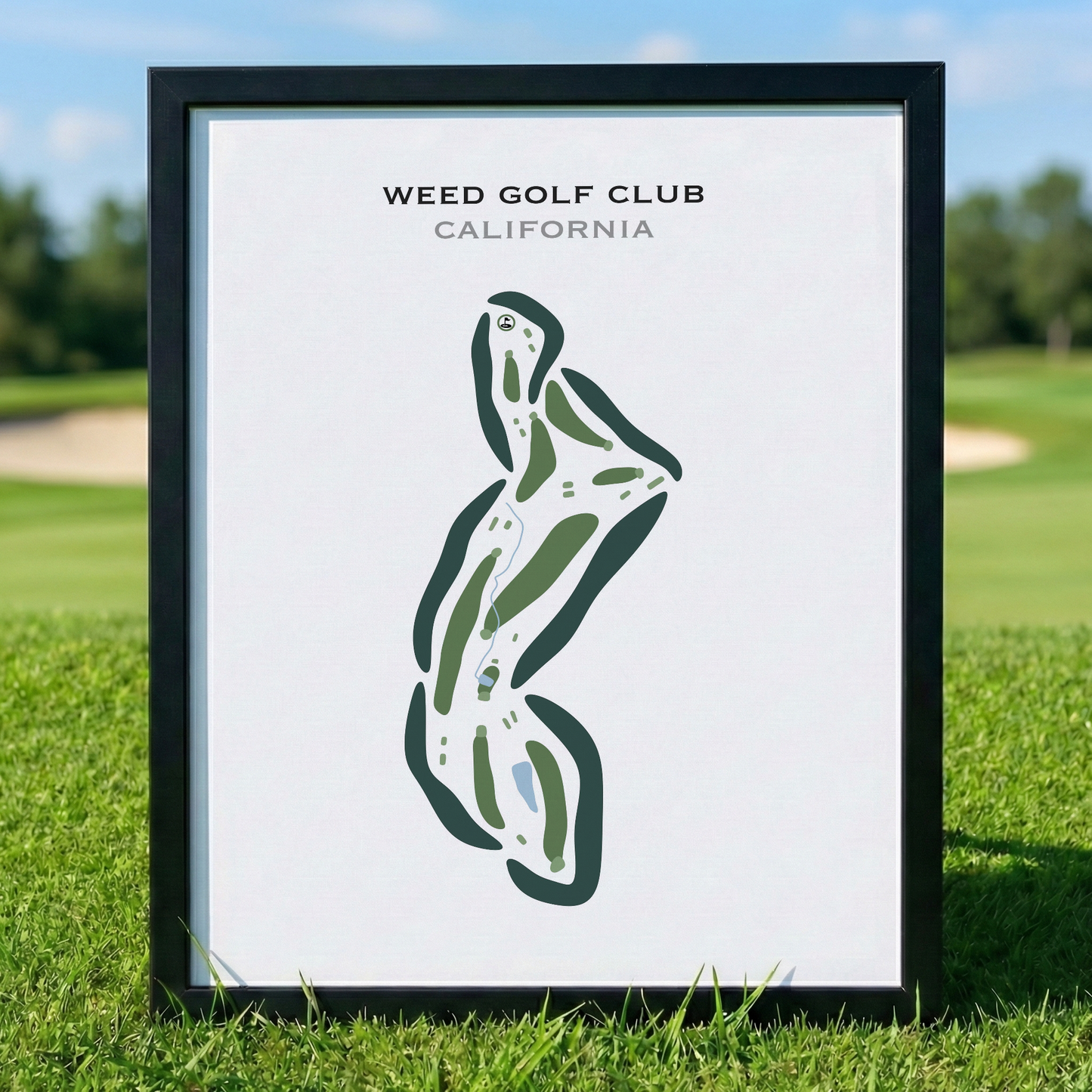 Weed Golf Club, California - Printed Golf Courses